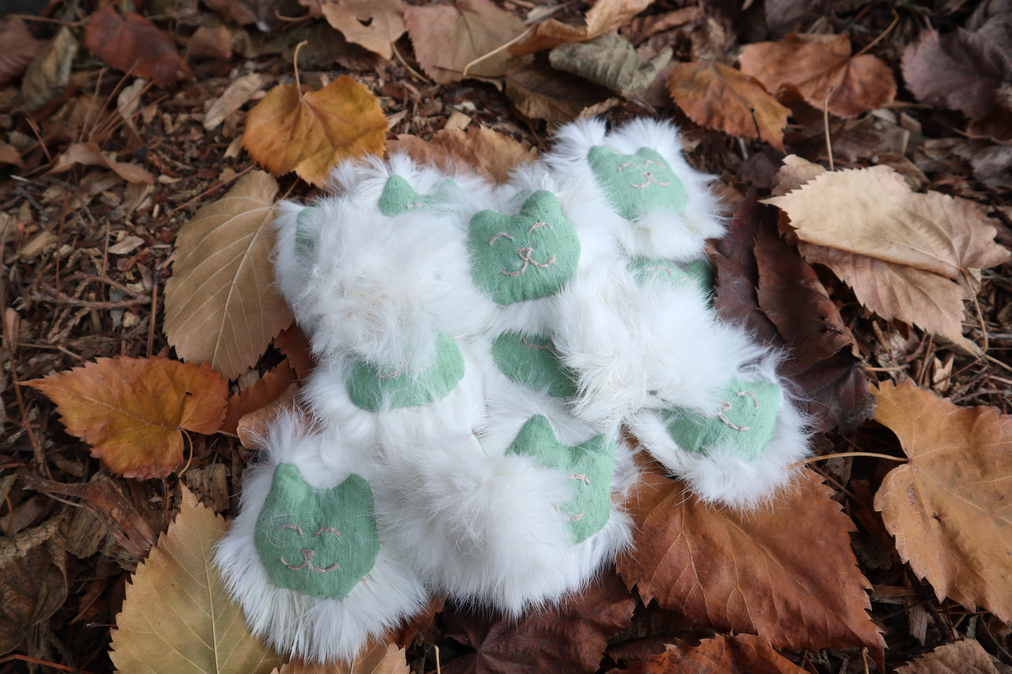 Rabbit Fur Cat Toy