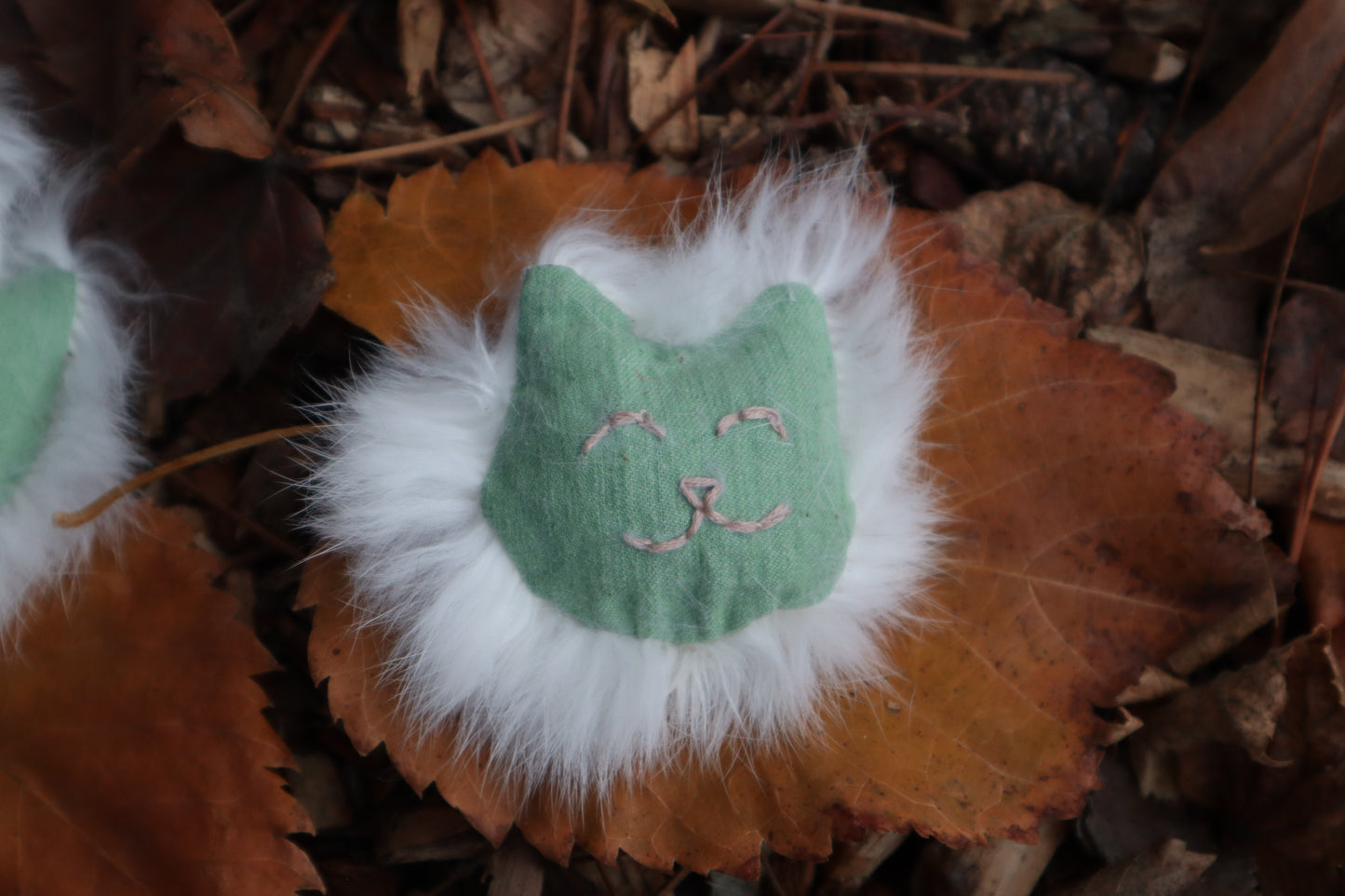 Rabbit Fur Cat Toy