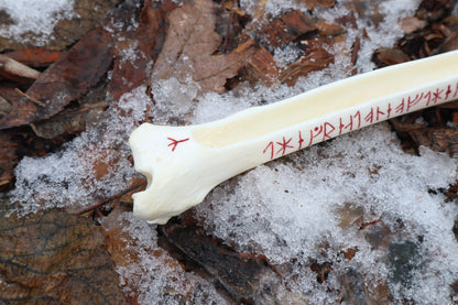 Gray Wolf Tibia Incense Burner