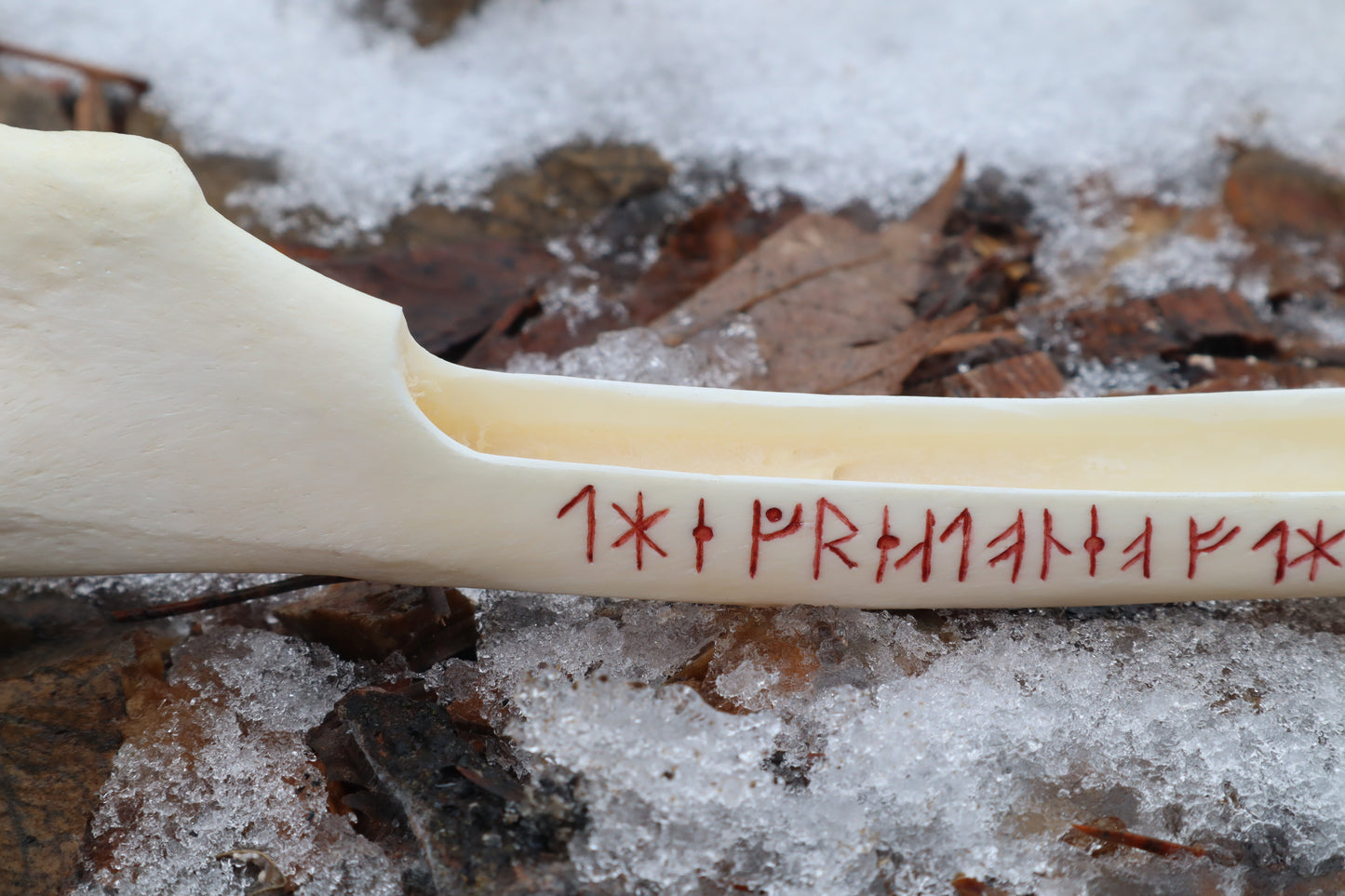 Gray Wolf Tibia Incense Burner