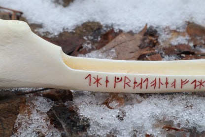 Gray Wolf Tibia Incense Burner