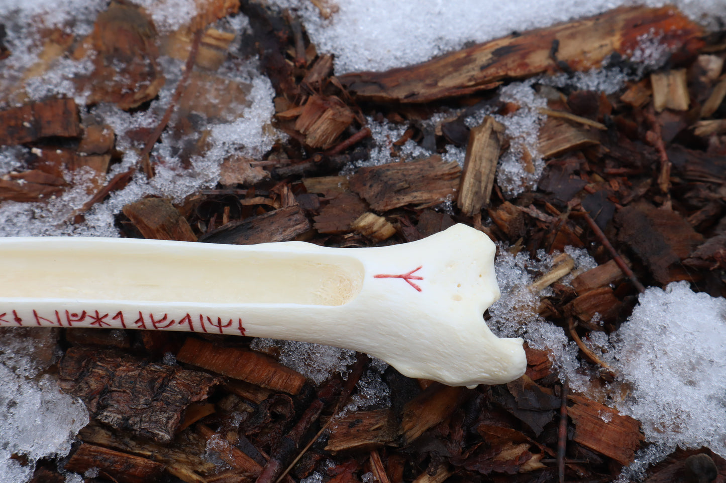 Gray Wolf Tibia Incense Burner