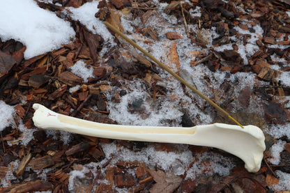 Gray Wolf Tibia Incense Burner