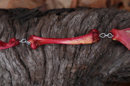 Naturally Stained Kitten Arm Fluid Articulation with Carnelian "Claws"