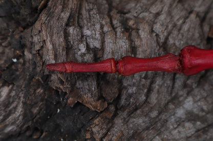 Naturally Stained Elk Tail Articulation