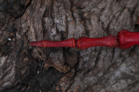 Naturally Stained Elk Tail Articulation