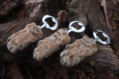 Reserved for Amber Michelle - Bobcat Paw Bottle Opener