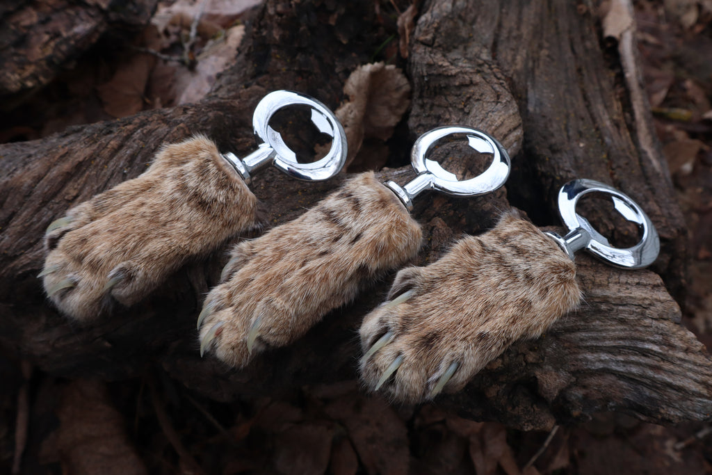 Reserved for Amber Michelle - Bobcat Paw Bottle Opener