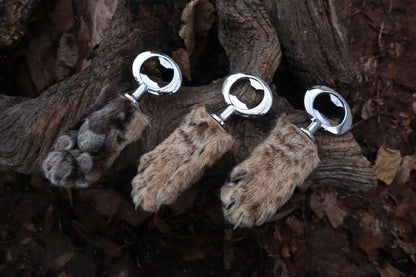 Reserved for Amber Michelle - Bobcat Paw Bottle Opener