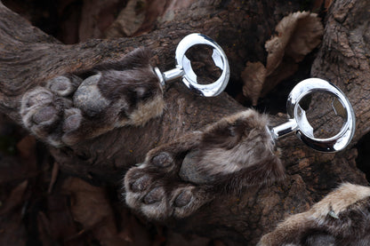 Reserved for Amber Michelle - Bobcat Paw Bottle Opener