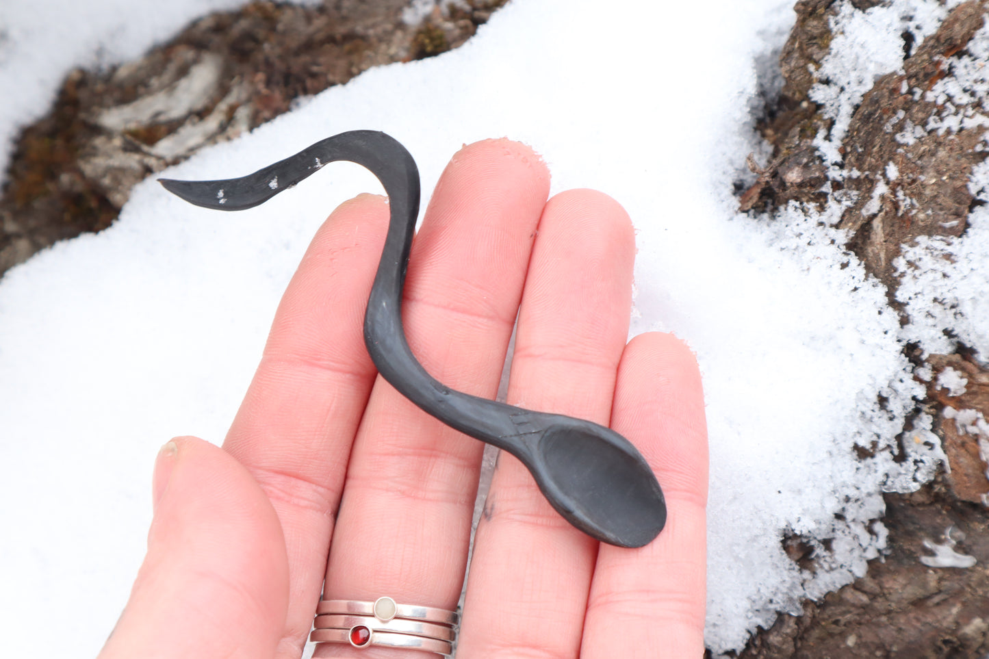 Goat Horn Offering Spoon