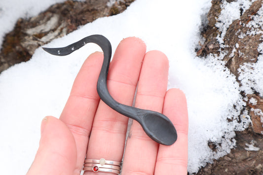 Goat Horn Offering Spoon