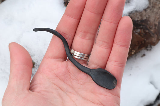 Goat Horn Offering Spoon