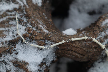 Fluid Pine Marten Tail Articulation with Ouroboros Ring