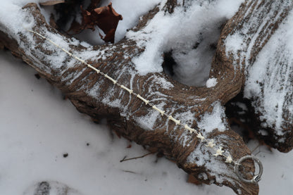 Fluid Pine Marten Tail Articulation with Ouroboros Ring