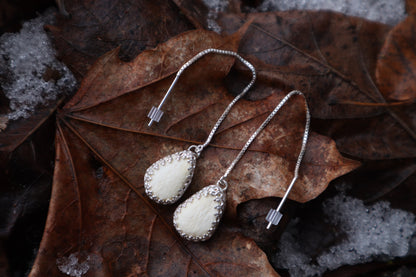Bobcat Patella Earrings - .925 Silver