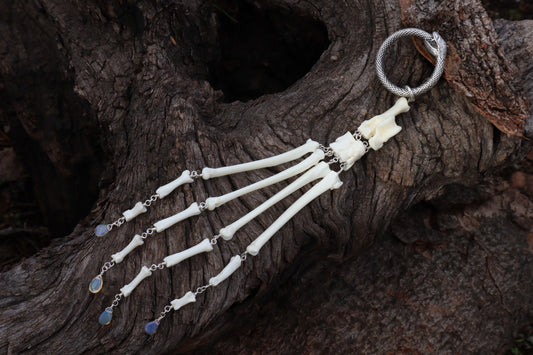Fluid Red Fox Paw Articulation with Opal “Claws”