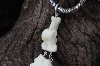 Fluid Red Fox Paw Articulation with Opal “Claws”