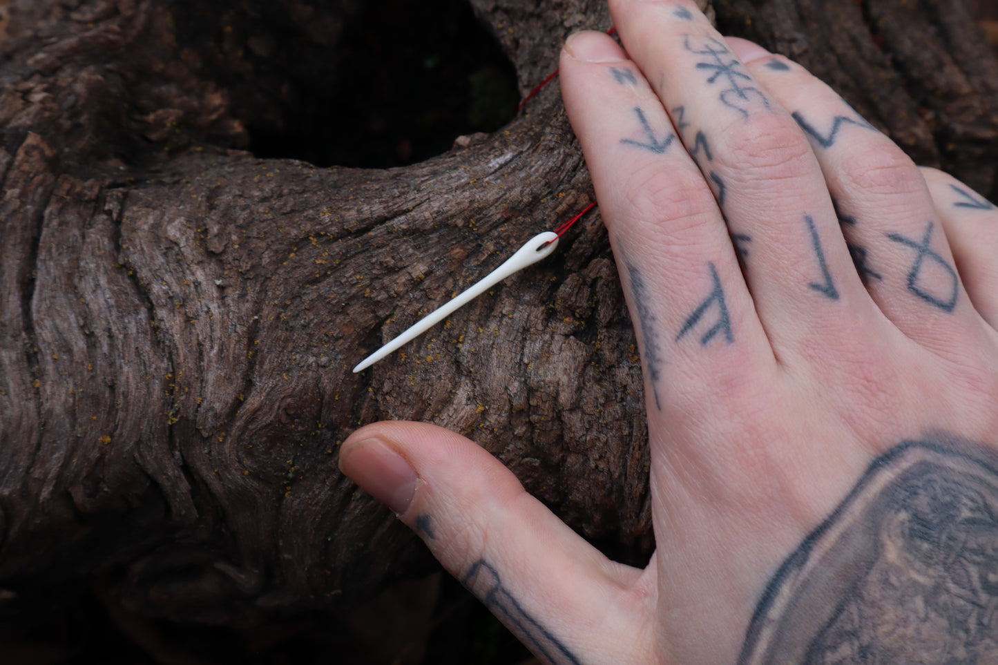 Reserved for Miss Acquirer - Wolf Bone Sewing Needle