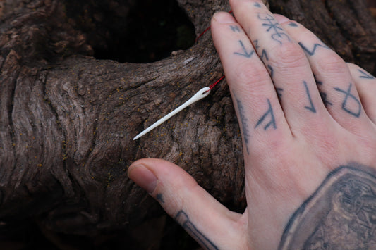 Reserved for Miss Acquirer - Wolf Bone Sewing Needle