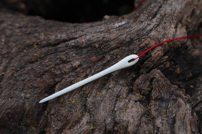 Reserved for Miss Acquirer - Wolf Bone Sewing Needle