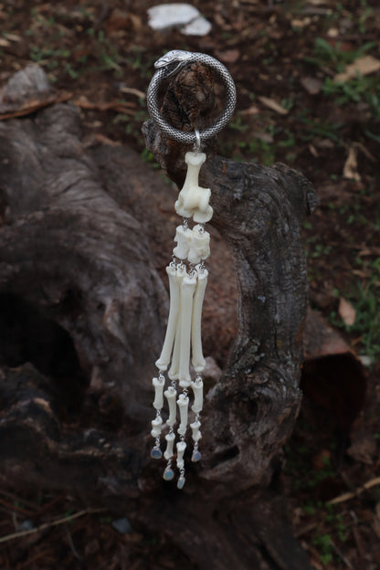 Fluid Red Fox Paw Articulation with Opal “Claws”