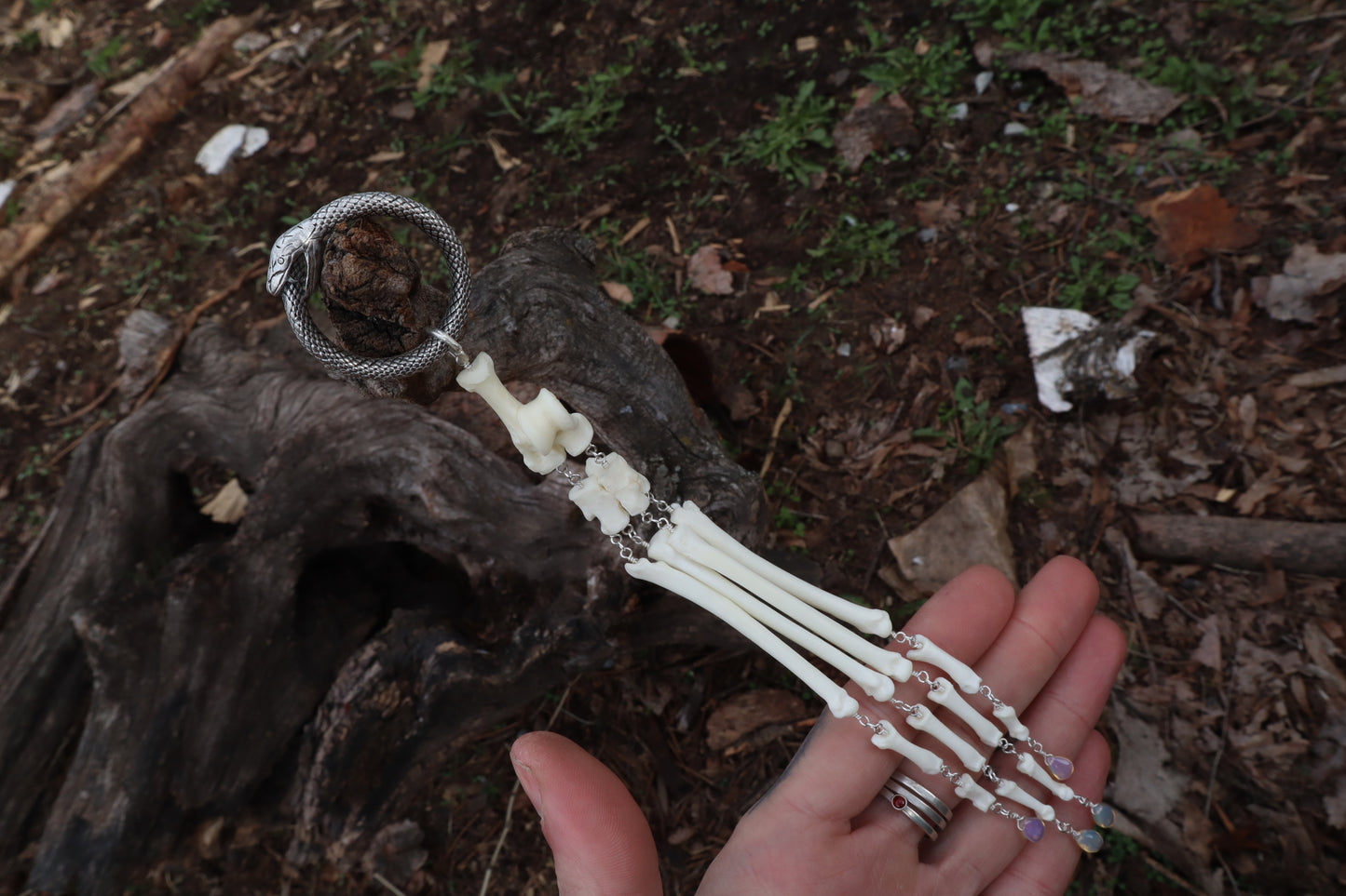 Fluid Red Fox Paw Articulation with Opal “Claws”