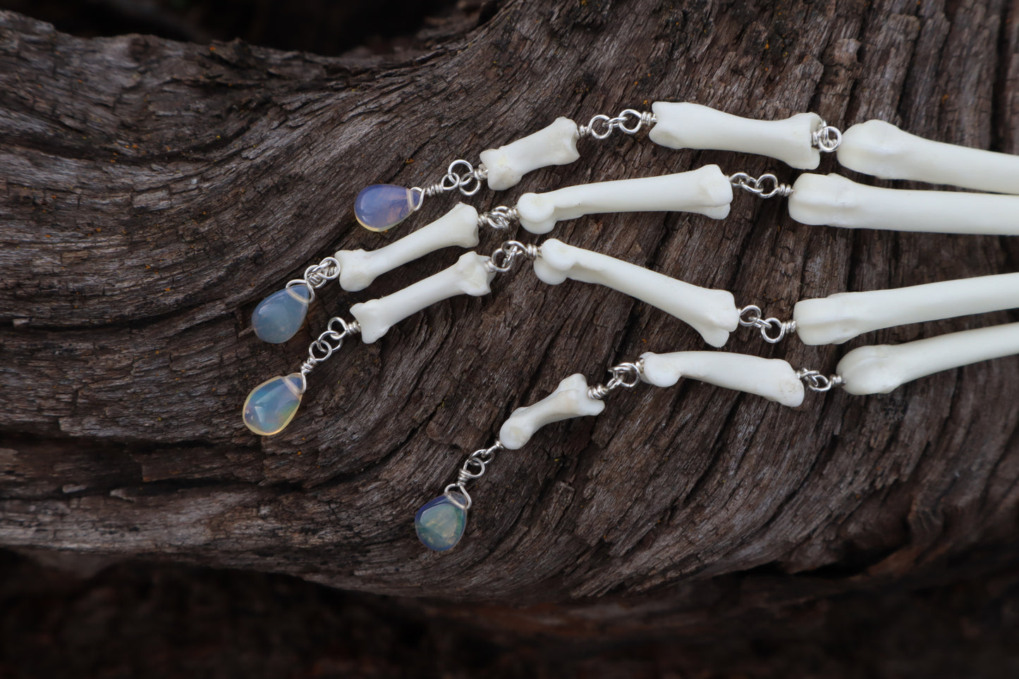 Fluid Red Fox Paw Articulation with Opal “Claws”
