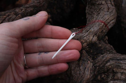Wolf Bone Sewing Needle