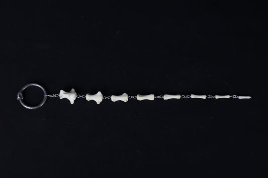 Whitetail Deer Tail Articulation with Ouroboros Ring
