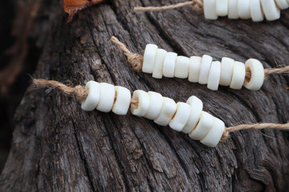 Gray Wolf Phalange Bone Beads