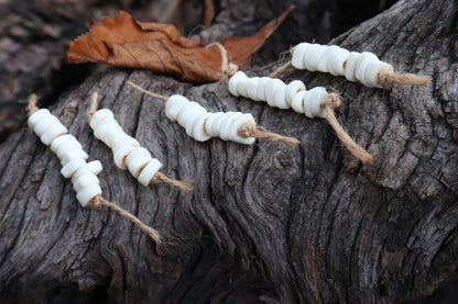 Gray Wolf Phalange Bone Beads
