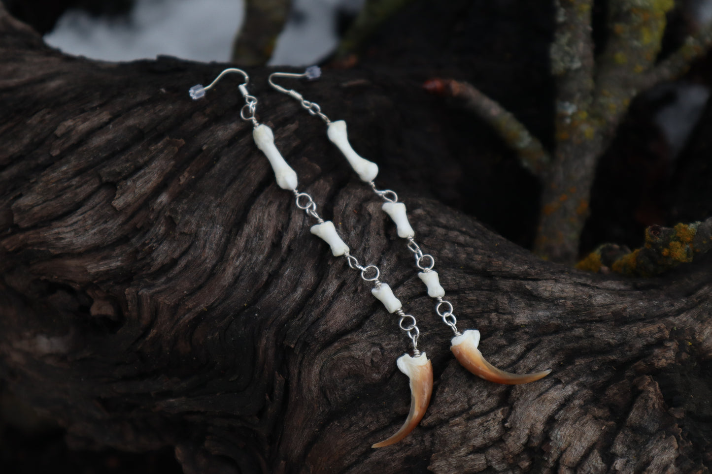 Fluid Porcupine Toe Earrings