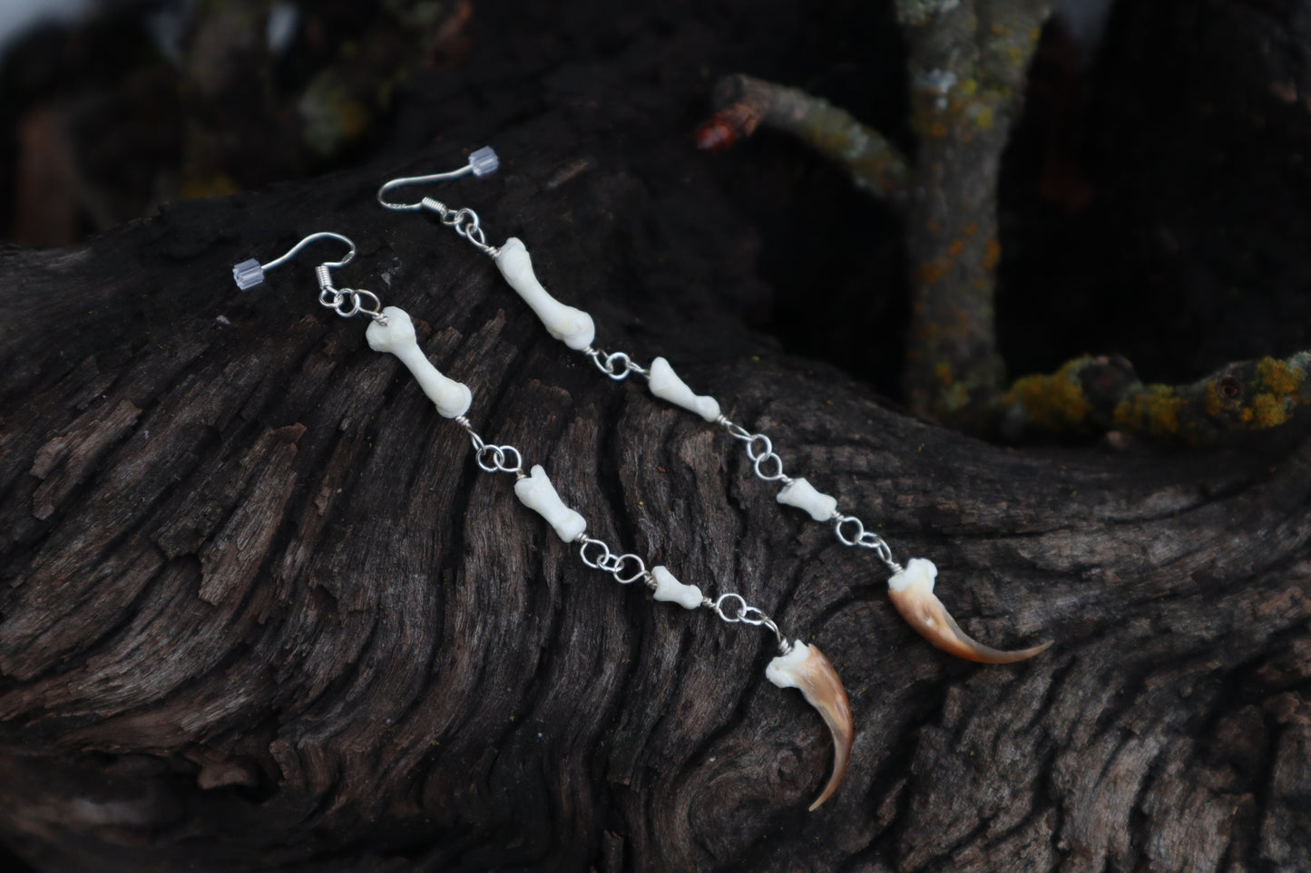 Fluid Porcupine Toe Earrings