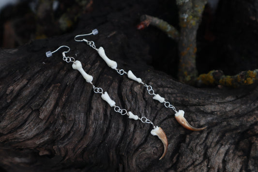 Fluid Porcupine Toe Earrings