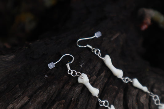 Fluid Porcupine Toe Earrings