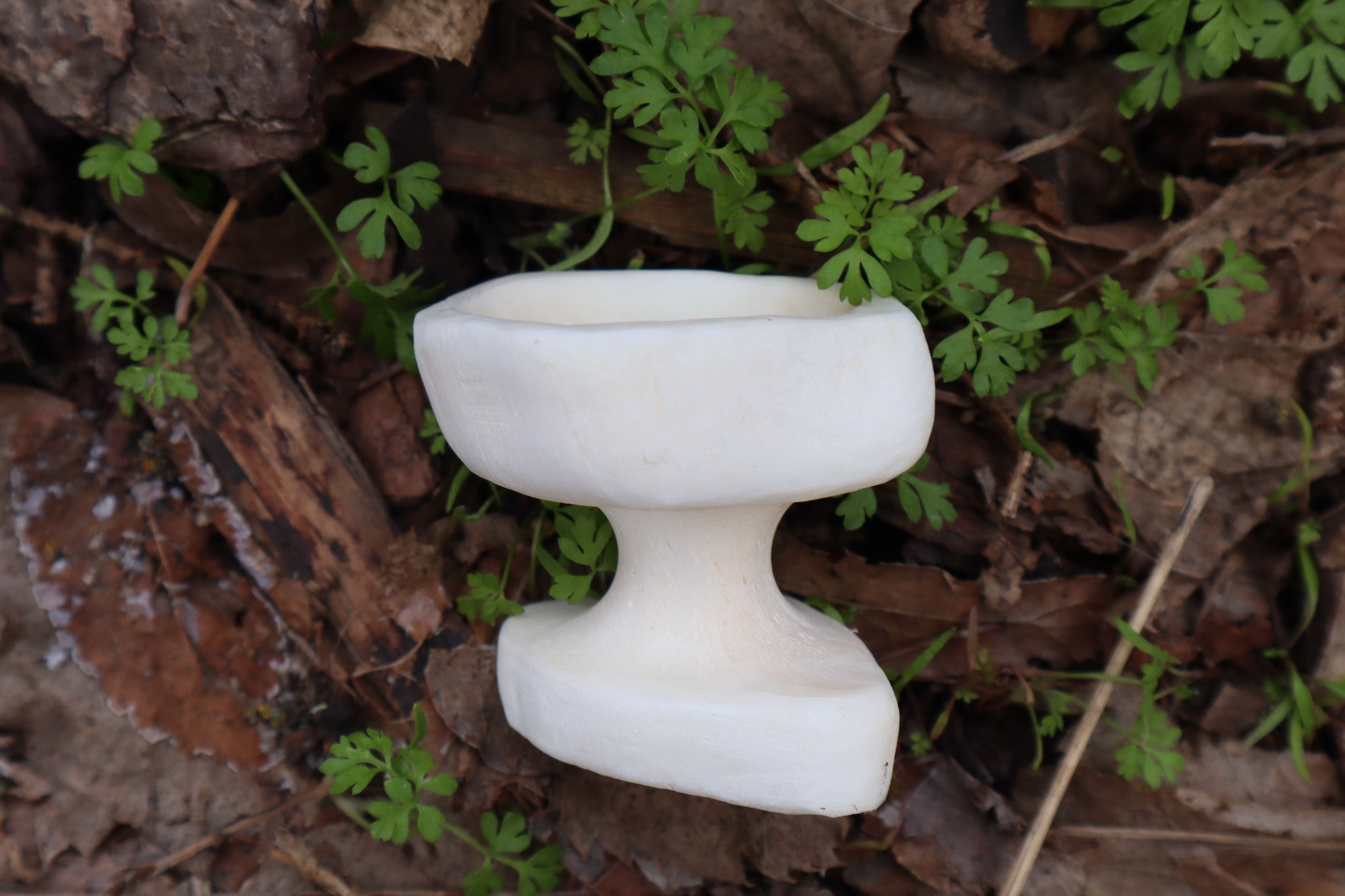 Elk Bone Offering Tools - Chalice and Spoon