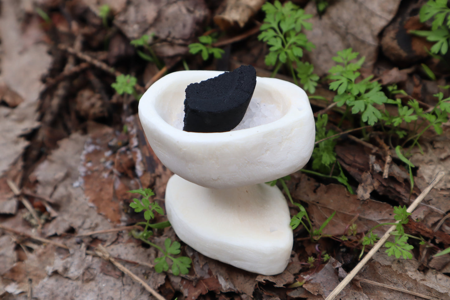 Elk Bone Offering Tools - Chalice and Spoon