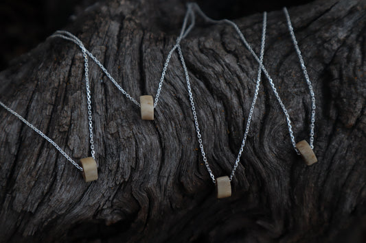 German Shepherd Rib Pendant Necklace
