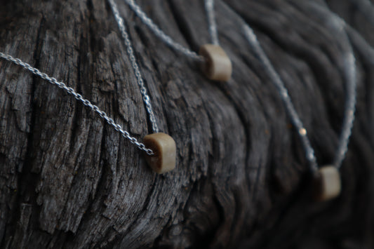 German Shepherd Rib Pendant Necklace