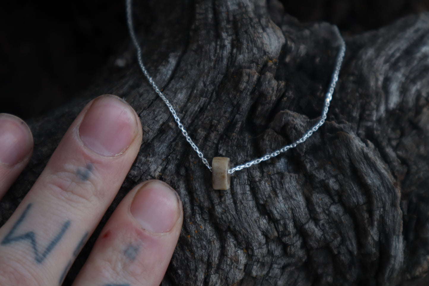 German Shepherd Rib Pendant Necklace