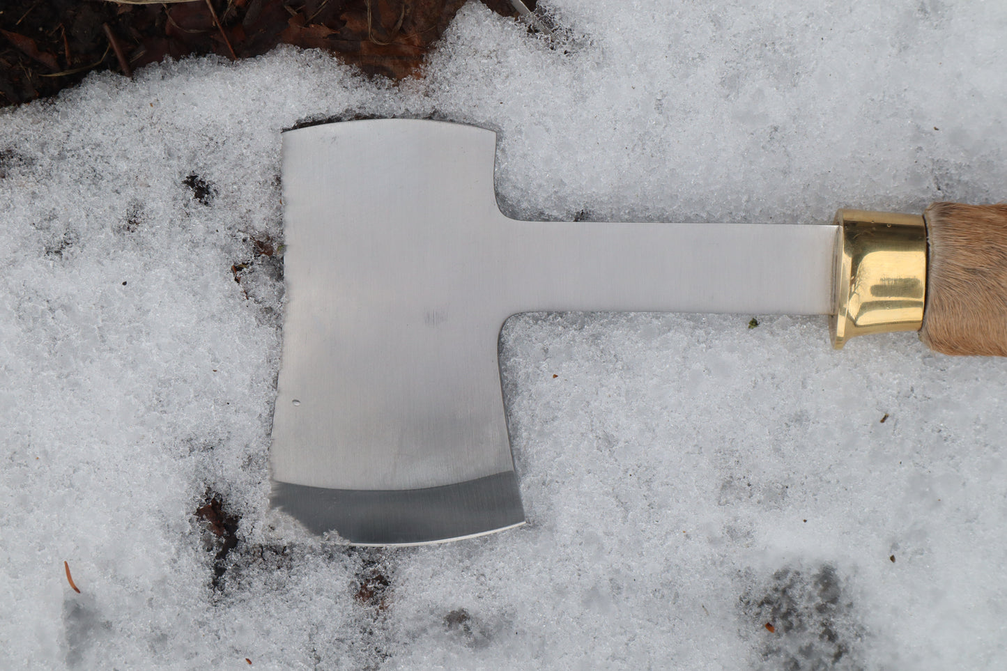 Whitetail Deer Hoof Hatchet with Leather Sheath