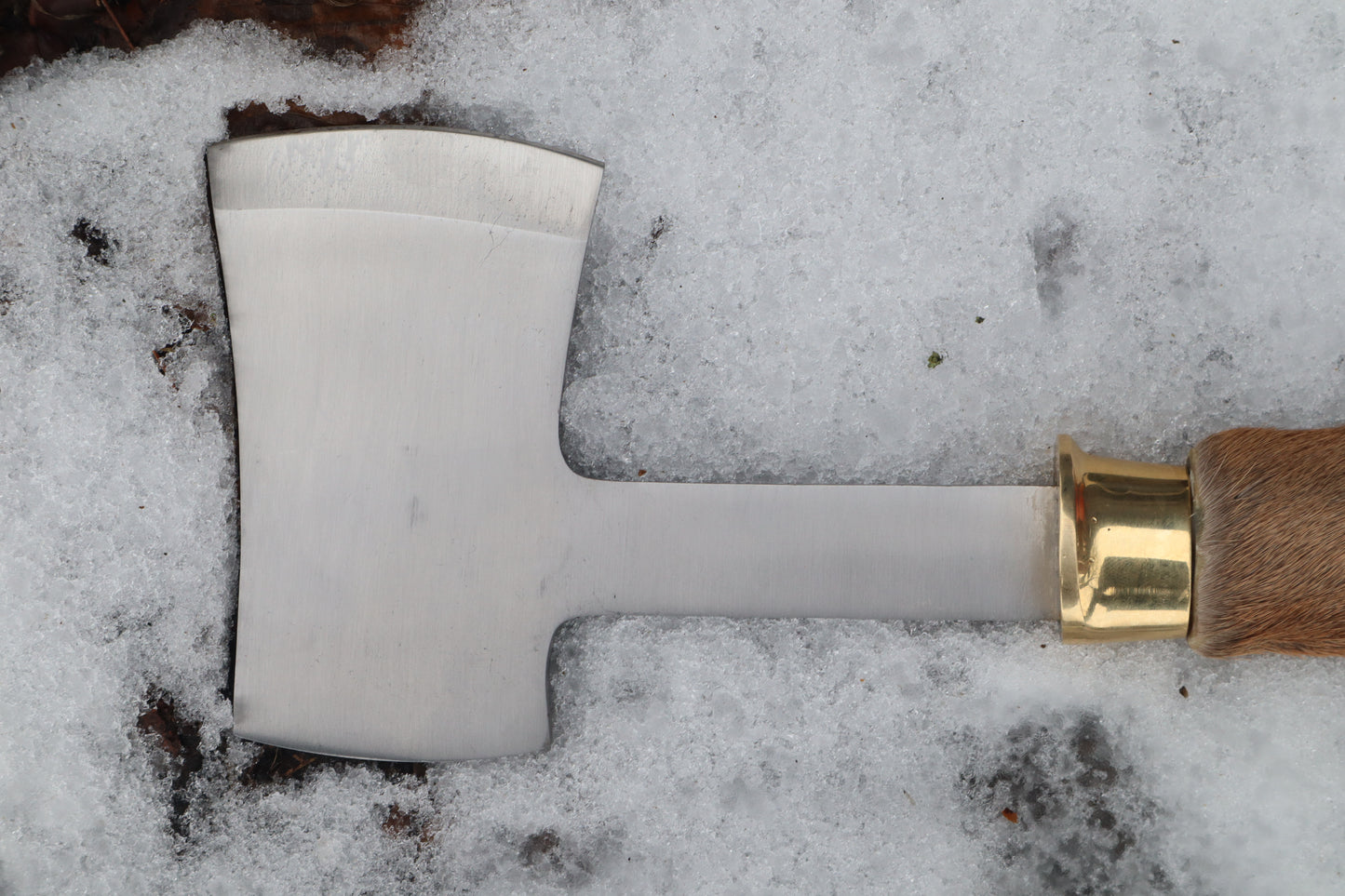 Whitetail Deer Hoof Hatchet with Leather Sheath
