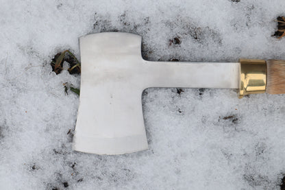 Whitetail Deer Hoof Hatchet with Leather Sheath