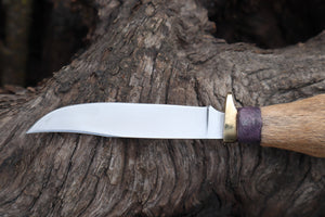 Whitetail Deer Hoof Knife with Leather Sheath