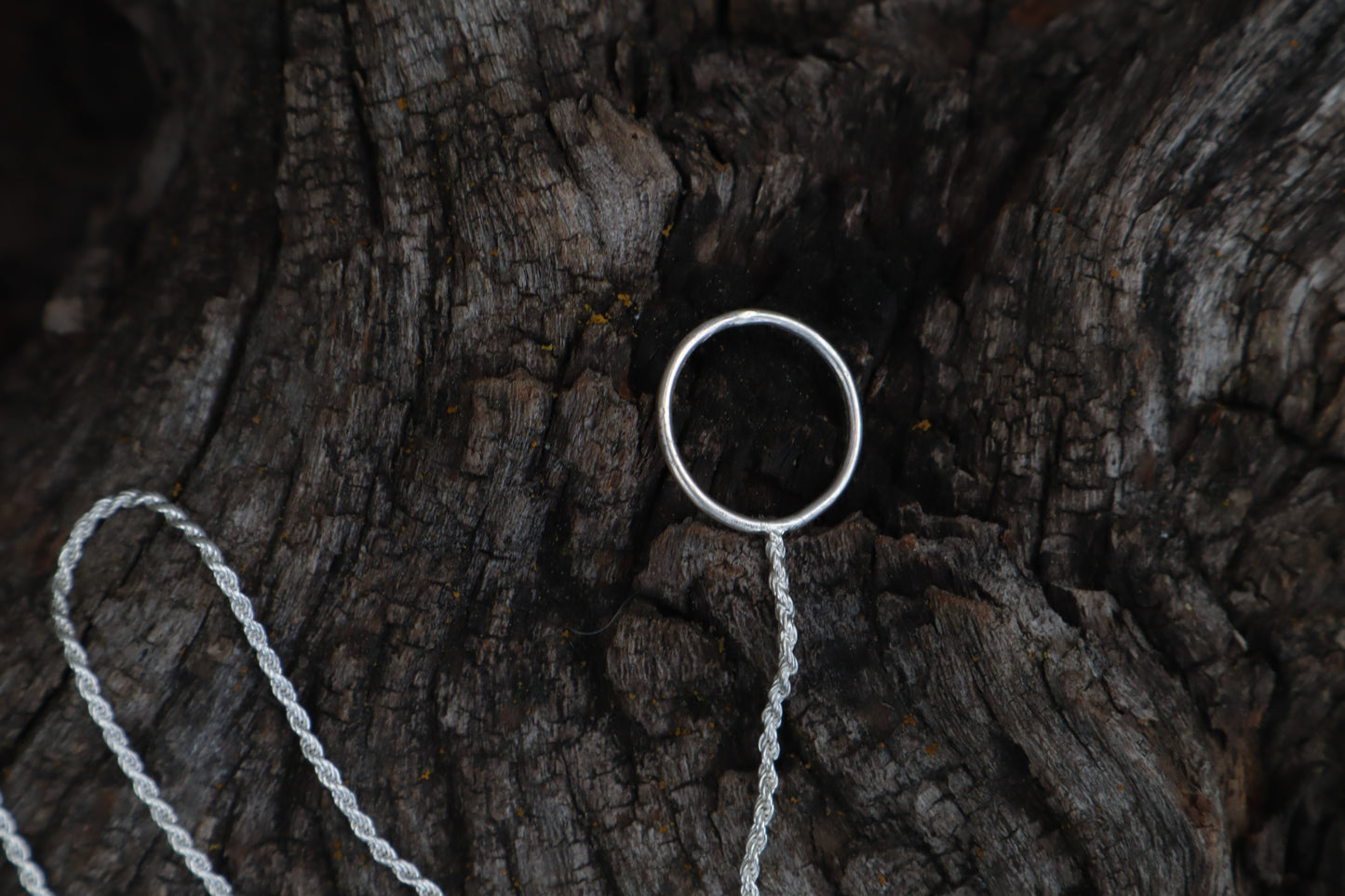 Gray Wolf Lariat Necklace