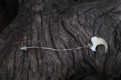 Bobcat Claw Earrings - .925 Silver