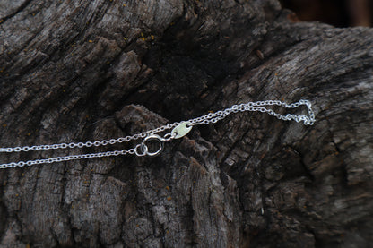 Raccoon Molar Necklace - .925 Sterling Silver