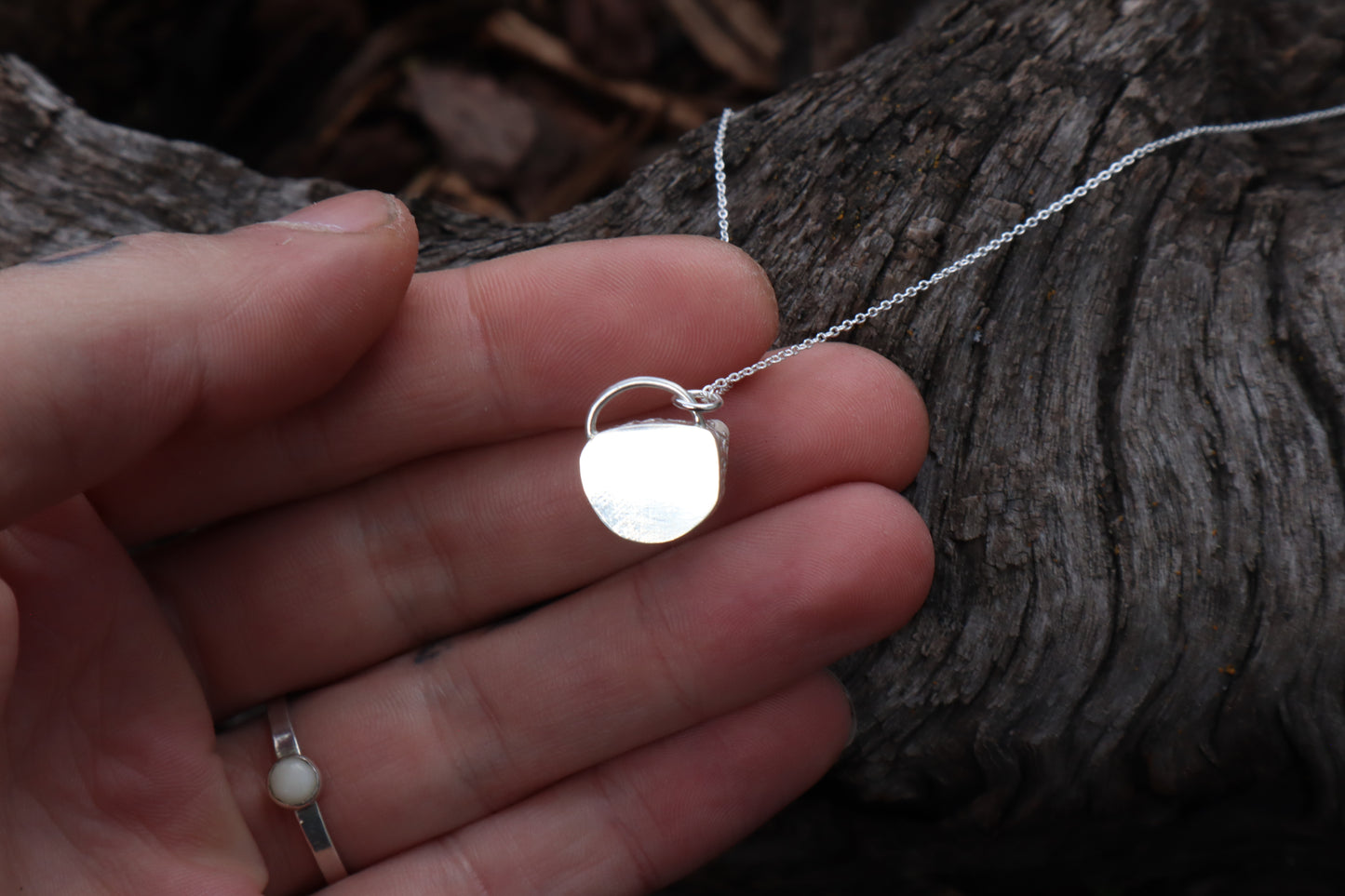Raccoon Molar Necklace - .925 Sterling Silver