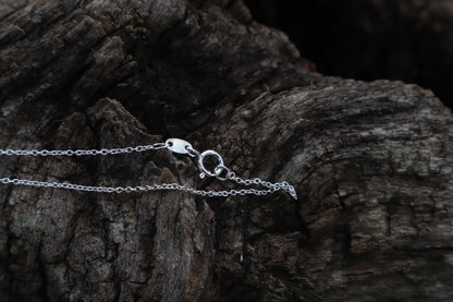 Raccoon Molar Necklace - .925 Sterling Silver
